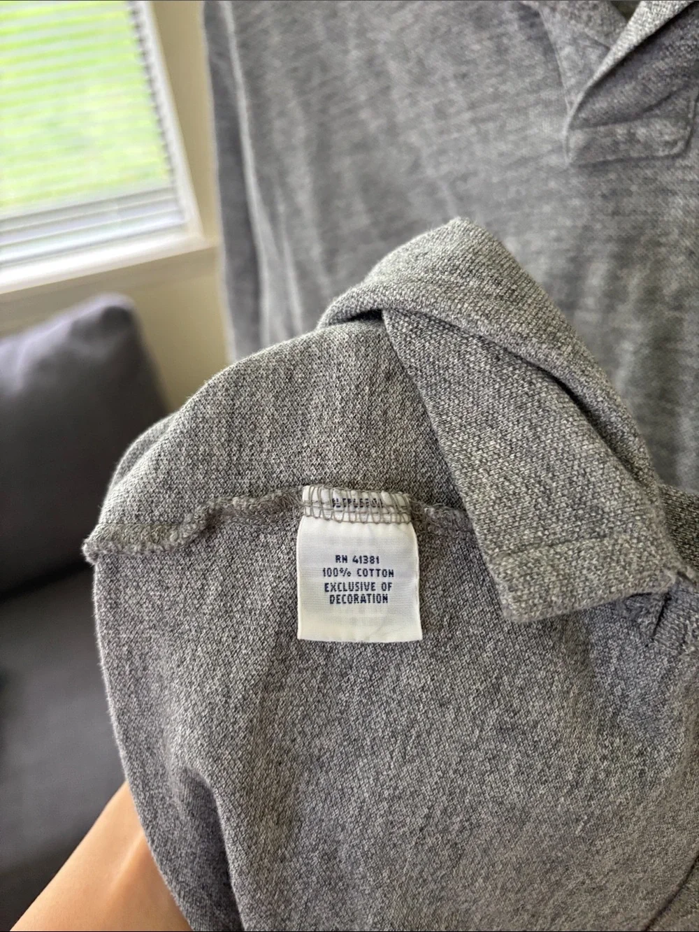 Polo by Ralph Lauren Heather Grey Short Sleeve Polo